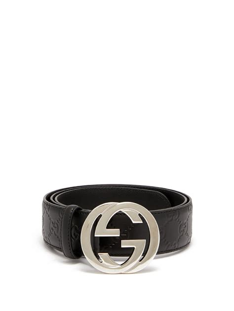 gucci signature leather driver|Gucci signature leather belt men's.